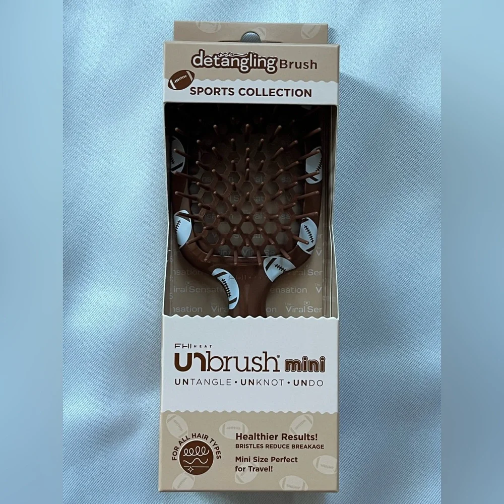 UNbrush Mini Football Hair Brush